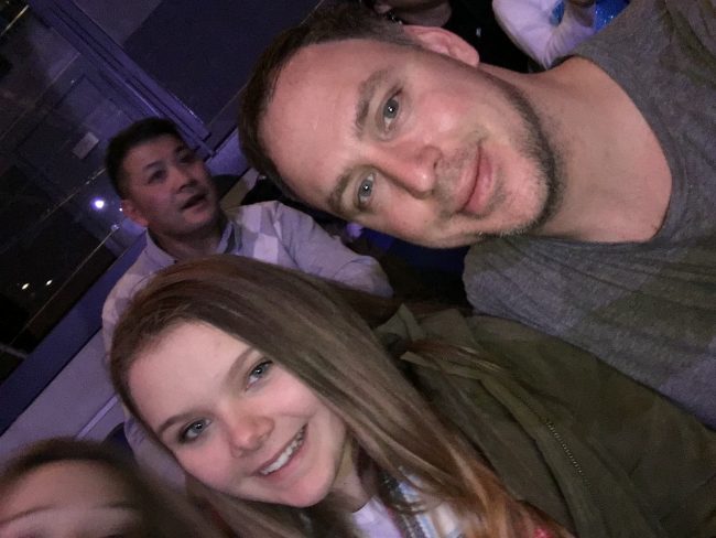 Corporate Dad and Daughter